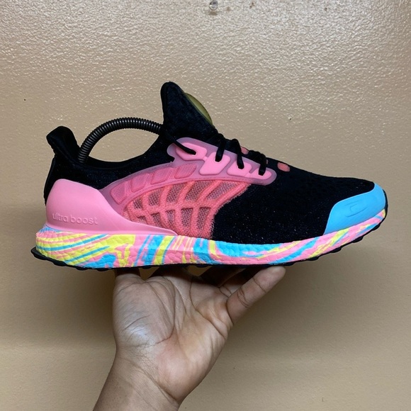Adidas Ultraboost DNA Climacool “Core Black/Beam Pink/Beam Yellow” GV8758 - Picture 6 of 16